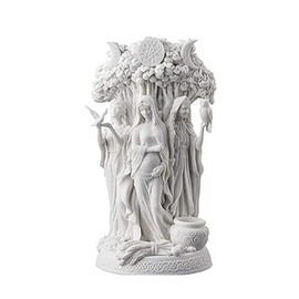Resin Goddess Sculpture Triple Goddess Mother Statue Bronze Finish Statue for Home Decoration