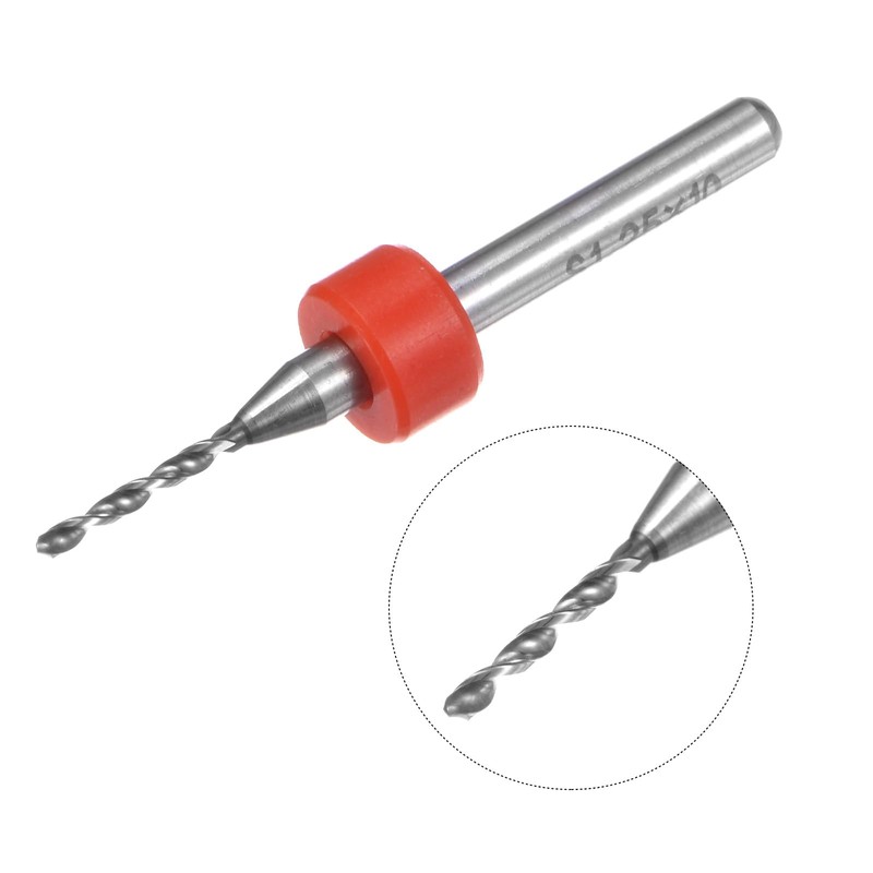 QUARKZMAN PCB Drill Bit 1.25mm Tungsten Carbide Rotary Tool Jewelry