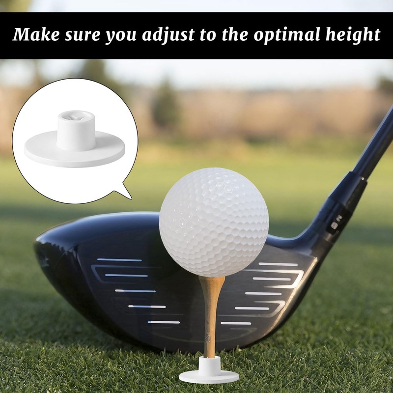Othrion 5 PCS Rubber Golf Tees for Mats,Golf Tee Holder,Tee