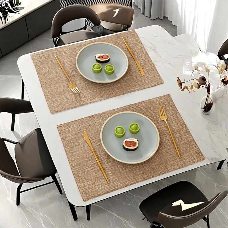 MUNSKT Cotton Place Mats 4 Pcs Place Mats for Table