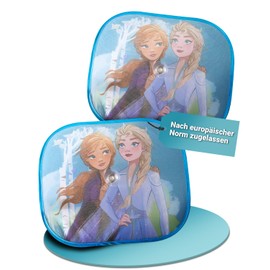 HiTS4KiDS 2 x Sun Shade for Side Windows (Queen) - Attachment with Suction Cups - Effective Sun Protection Car Kids - UV Protection Car - Universal Fit Sun Shade Car