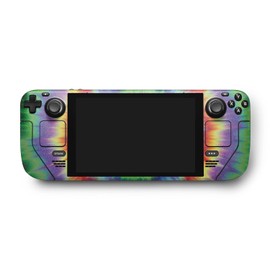 MightySkins Glossy Glitter Skin Compatible with Valve Steam Deck - Vibration | Protective, Durable High-Gloss Glitter Finish | Easy to Apply, Remove, and Change Styles | Made in The USA