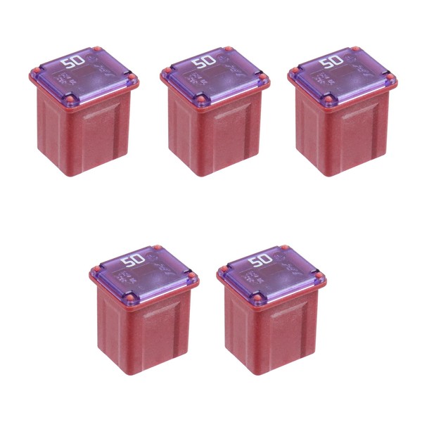 Modengzhe 6 Pack Mini Cartridge Fuses,50 Amp Micro Cartridge Fuses