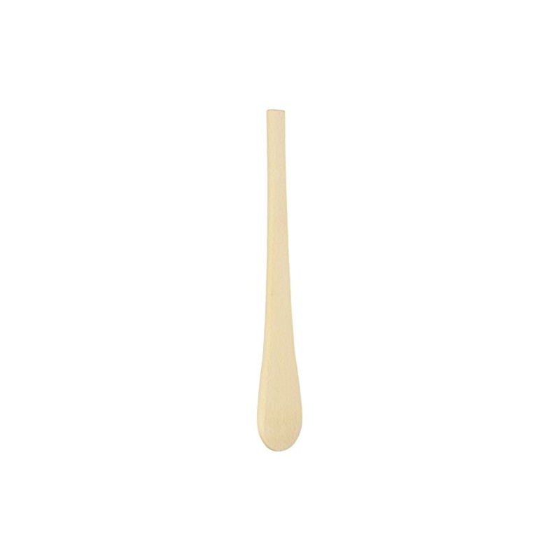 Endoshoji Commercial Cylindrical Frosting Spatula, Tapered Beech Wood, Made in