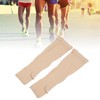3XL Beige Open Toe Compression Stockings Thigh High 23‑32mmHg Toeless