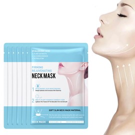 Anti-Wrinkle Neck Masks for Skin Care, Moisturising Neck Tightening Mask, Neck Fine Line Mask, Skincare Neck Mask for Neck Double Chin and Neck Tightening - 10 Pieces
