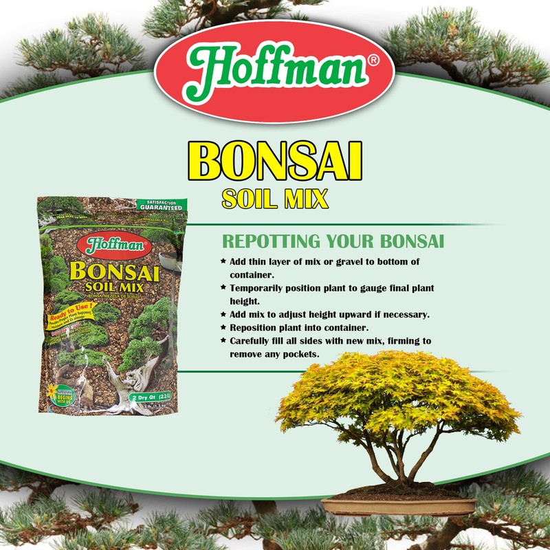 Hoffman Ready to Use Bonsai Soil Potting Mix to Provide