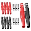 Goupchn Insulated Safety Shrouded 4mm Banana Female Jack Socket Solder