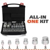 SPARKWHIZ 80pcs JIC 37° Flare Cap and Plug Kit Hose