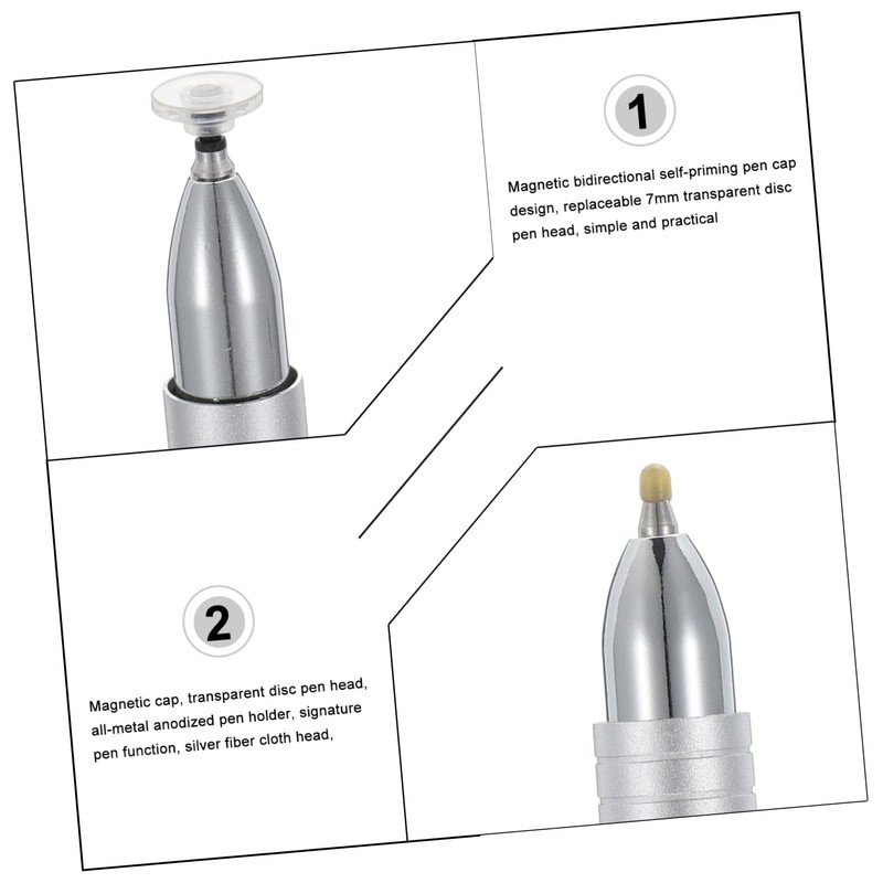 OSALADI Aluminium Alloy Capacitive Stylus Pen for Touch Screens Compact