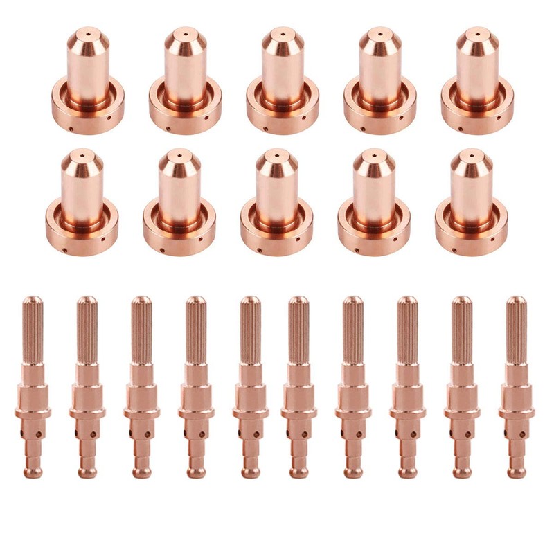 KEMAO 9-8212 90/100A Nozzle Tips 9-8215 Electrode, 20Pack, Fit for