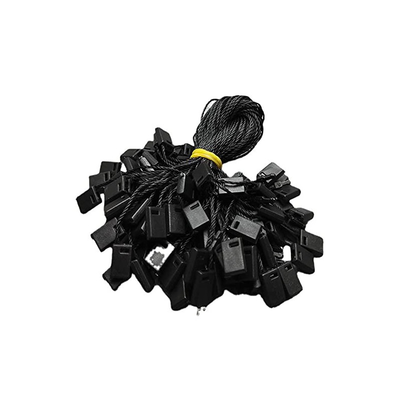 Tangyinrd 7 Inch 1000Pcs Black Nylon Hang Tag String Snap