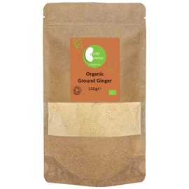 Organic Ginger Ground - Certified Organic - by Busy Beans Organic (100g)