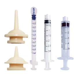 Kitten Syringe for Feeding - Pet Feeder Syringe With Pacifier | Cat Watering Supplies for Home Veterinary Aquarium Gardening Livestock Oil Cooking