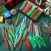 Shappy 200 Pcs Christmas Bubble Wands, Mini Bubble Wands Bulk