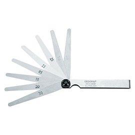 GEDORE 702 13 A Feeler Gauge Set, Fan Pattern .0002-.035"