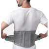 Tynor LS Belt Lumbopore, Grey, XL, 1 Unit