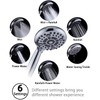G-Promise Handheld Shower Head High Pressure 6 Spray Settings, Detachable