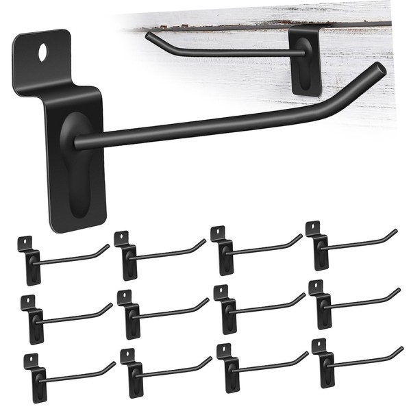 VILLFUL 20pcs Slatwall Hooks for Tools Storage Heavy Duty Panel