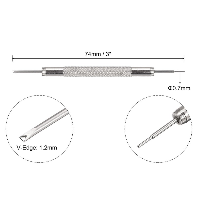 sourcing map 20mm Spring Bar Watch Band Pins Replacement Kit,