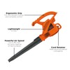 BLACK+DECKER Electric Leaf Blower, Handheld Blowers for Lawn Care, Lightweight,