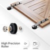 EaseLife 16 FT Double Doors Sliding Barn Door Hardware Track