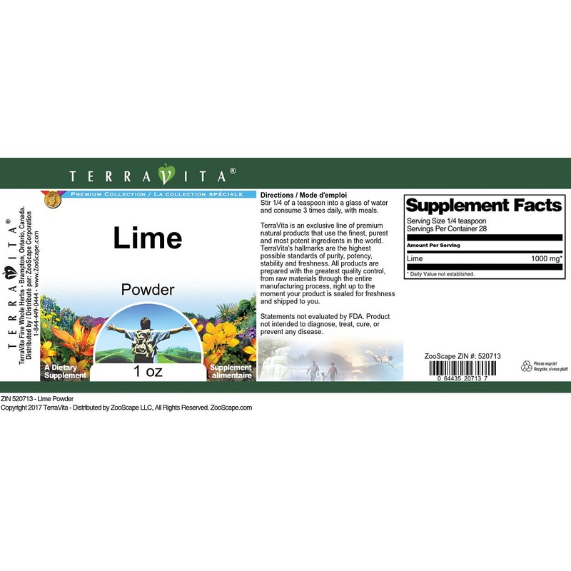 Lime Powder (1 oz, ZIN: 520713)