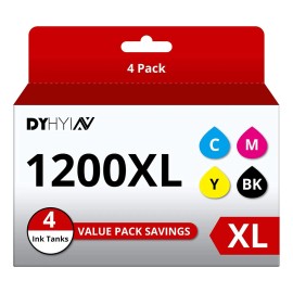 Cartuchos De Tinta 1200xl Compatibles Con Canon Maxify Pgi 1