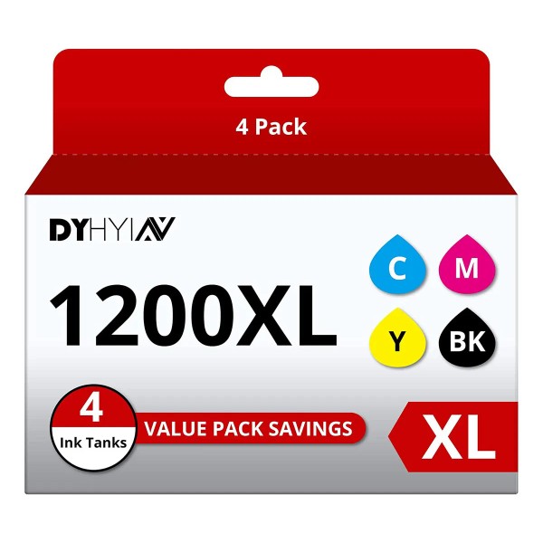Cartuchos De Tinta 1200xl Compatibles Con Canon Maxify Pgi 1
