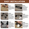 Door Jamb Hinge Jig Compatible with 8 Sizes from 2-1/2"