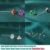 Melimarry Anti Allergy Plastic Earrings for Sensitive Ears, Silicone Soft