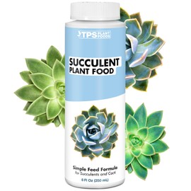 TPS NUTRIENTS Succulent Plant Food for Succulents, Cactus, Jade and Aloe, Liquid Houseplant Fertilizer 8 oz (250mL)