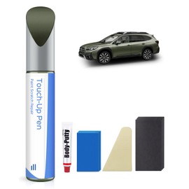PARTS4EV Wilderness Green Metallic(K4X) Touch Up Paint Repair Kit Compatible with Subaru - DIY Kit Exactly Matches Chips and Nicks