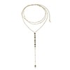 Ettika Lariat Necklace for Women. Gold Drop Necklace, Necklaces for