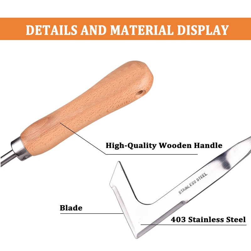 SHANFEEK Crack Weeder Weed Removal Tool Gardening Hand Tools Weed