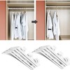SIXHAOBU Pack of 12 Hooks for Clothes Hangers, Cascading Stacked