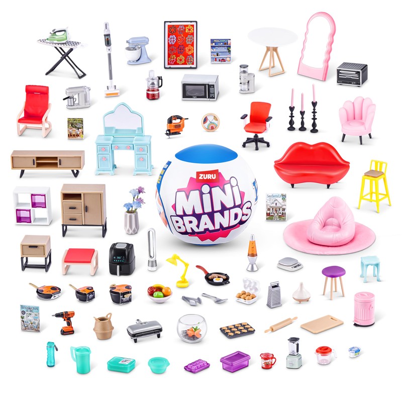 Mini Brands Home Capsule by ZURU, Surprise Home with Collectible