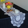 kilofly Handmade Crochet Lace Rectangular Table Runner 11 x 79