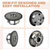 JDMON Engine Timing Camshaft VVT Gear Cam Phaser Compatible with