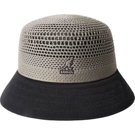 Kangol Double Mesh Lahinch - Warm Grey/Black/L Bucket Hat