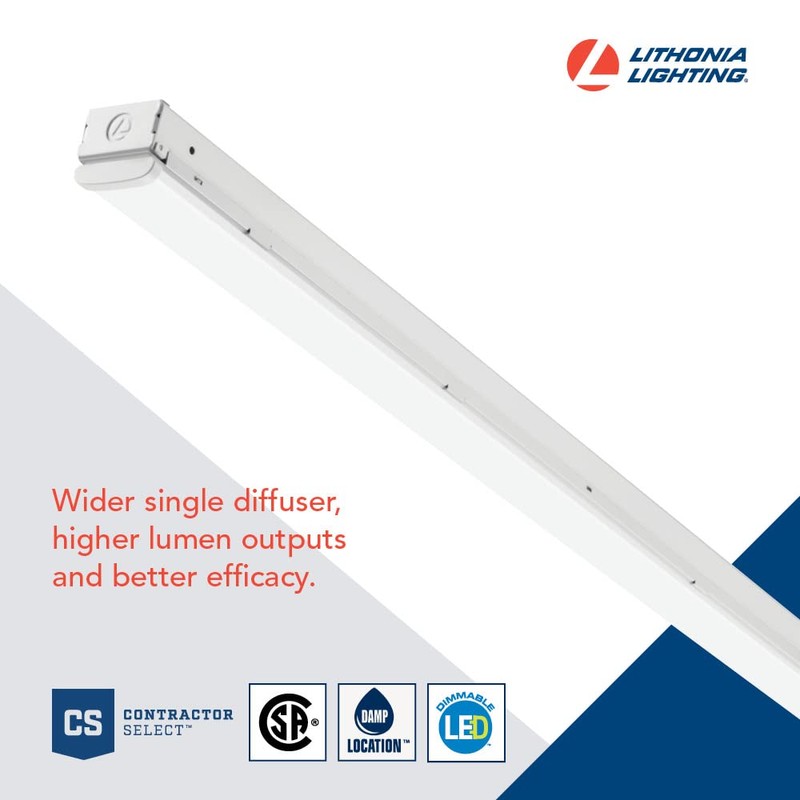 Lithonia Lighting 1 Light LED Strip Light, 4 Foot Linear
