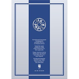 Brunnen 1032219 Carbon Copy Typewriter Paper A4 95 gsm Pack of 100 Sheets in Brilliant White