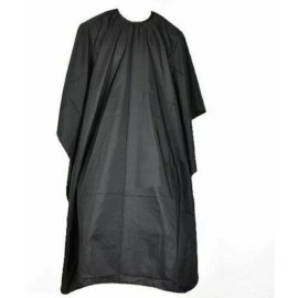 6 Capa De Corte Negra Para Cabello Nylon Repelente  Barber