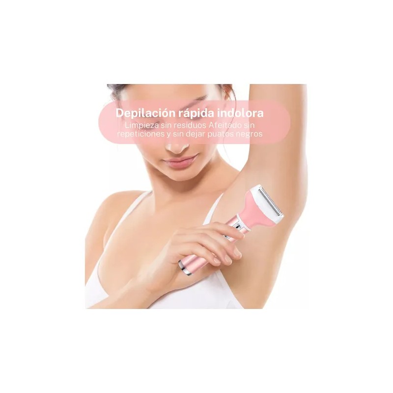Depiladora Elctrica 5 en 1 MRMX Bikini, Facial y Nasal