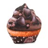Oh My Pop! Cupcake-Large Cushion, Brown, 34 x 32 cm