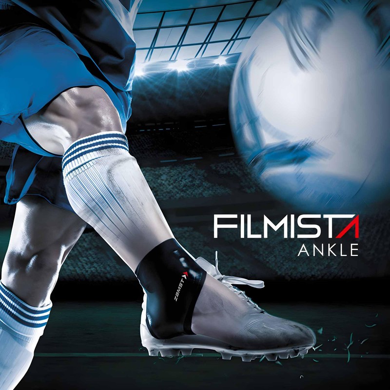 Zamst Filmista Ankle Brace Support Wrap, Left, Large