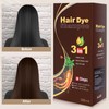 Hair Dye Shampoo 3 in 1, Natural Herbal Dye Shampoo