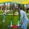 Liliful 20 Pcs Ring Toss Glow in Dark Games Valentines