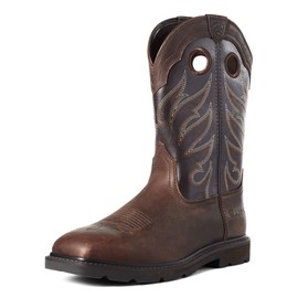 ARIAT BMVY9 Mens Groundwork Work Boot Brown/Bitter Brown 14