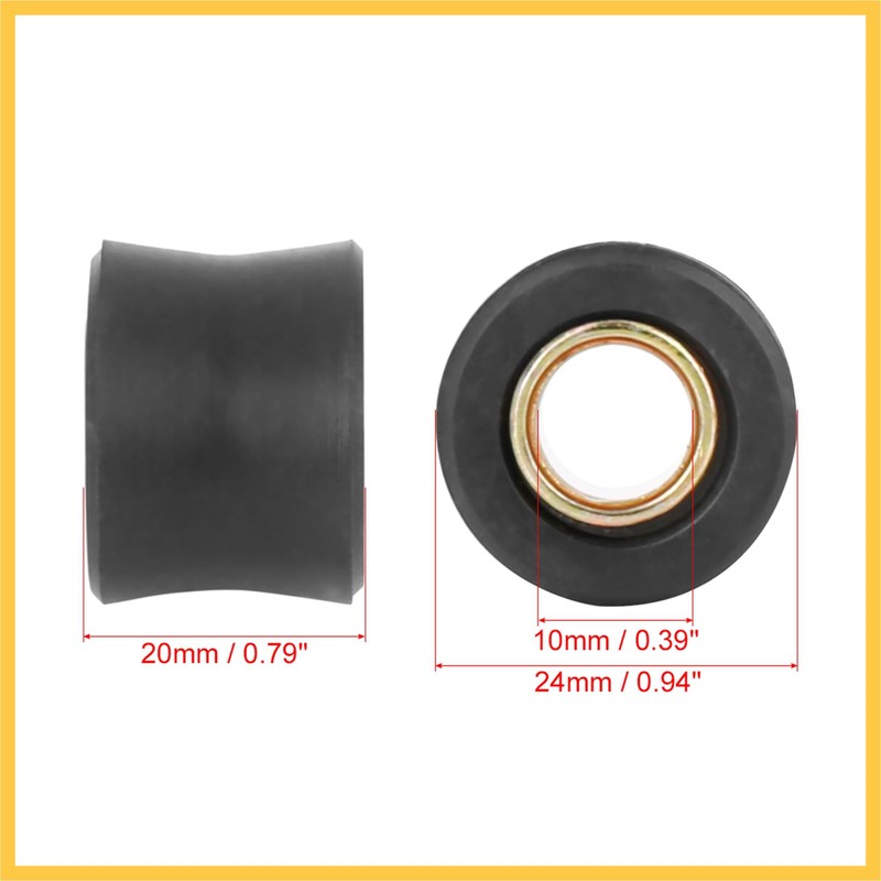 BULLSPANN Motorcycle Rear Shock Bushing Shock Absorber Bush Shock Absorber